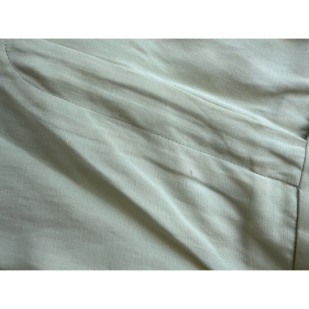 Ballin John Craig Relax Golf Shorts Tencel Linen Silk Light Green Size 36 SG - Picture 11 of 13
